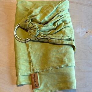 WildBird Lime Green Ring Sling Carrier